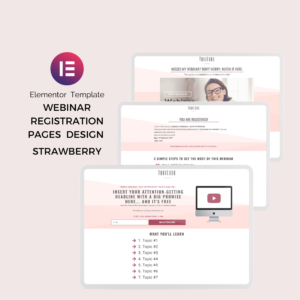 Strawberry webinar elementor