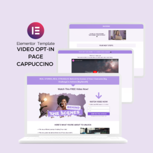 Elementor Template Video Opt-in